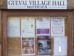 Gulval Village Hall Notice Board